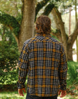 Slubby Flannel Shirt- Purple (502554)