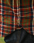Slubby Flannel Shirt- Red (502554)