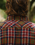 Slubby Flannel Shirt- Red (502554)