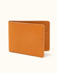 Recycled Leather Utility Bifold - Saddle Tan