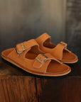 Two Strap Sandal- NY Camel