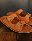 Two Strap Sandal- NY Camel