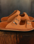 Two Strap Sandal- NY Camel