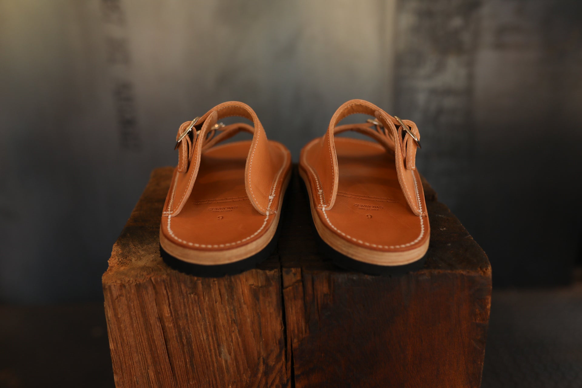 Two Strap Sandal- NY Camel