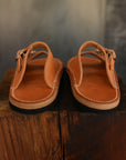 Two Strap Sandal- NY Camel