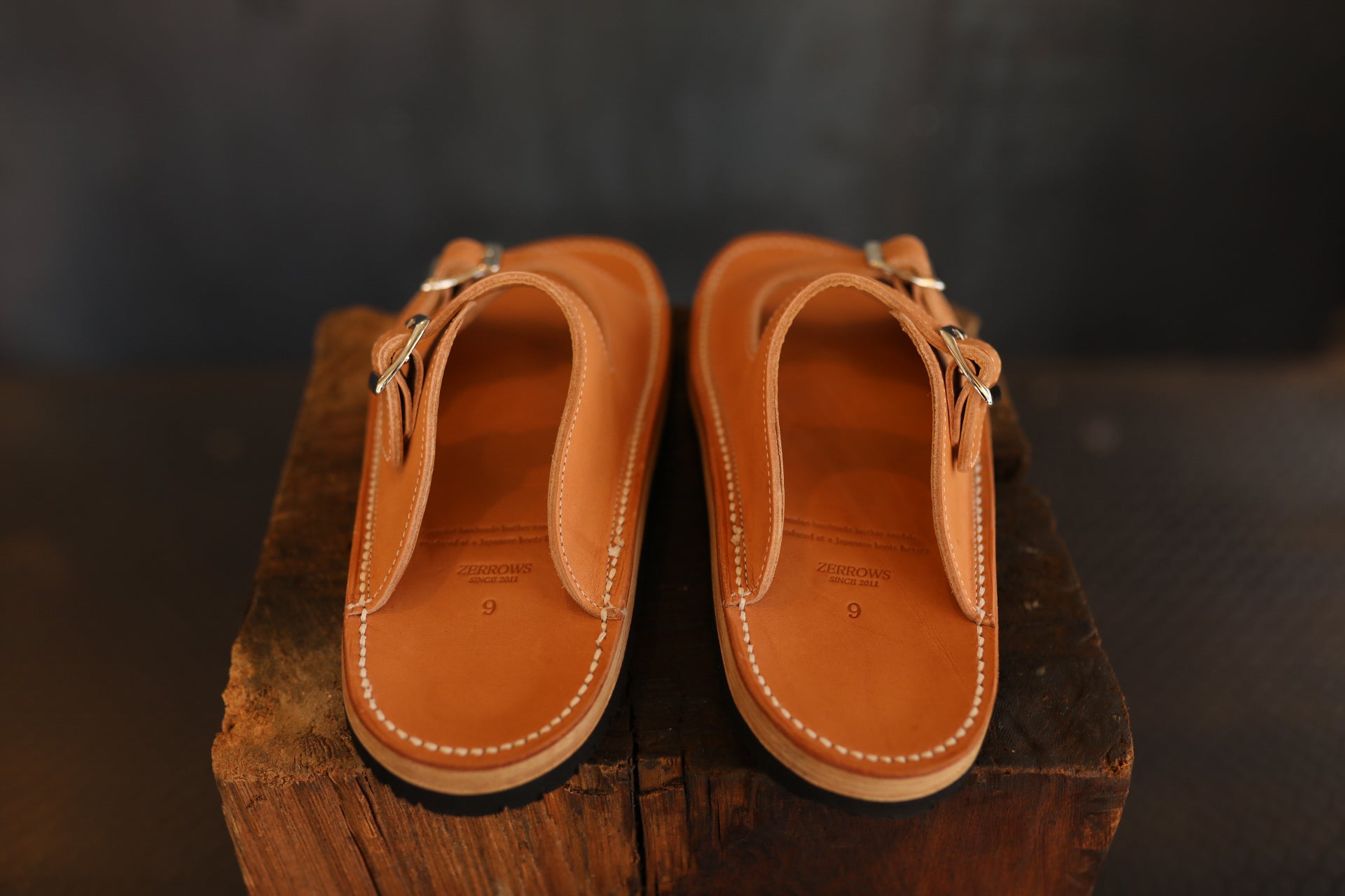Two Strap Sandal- NY Camel