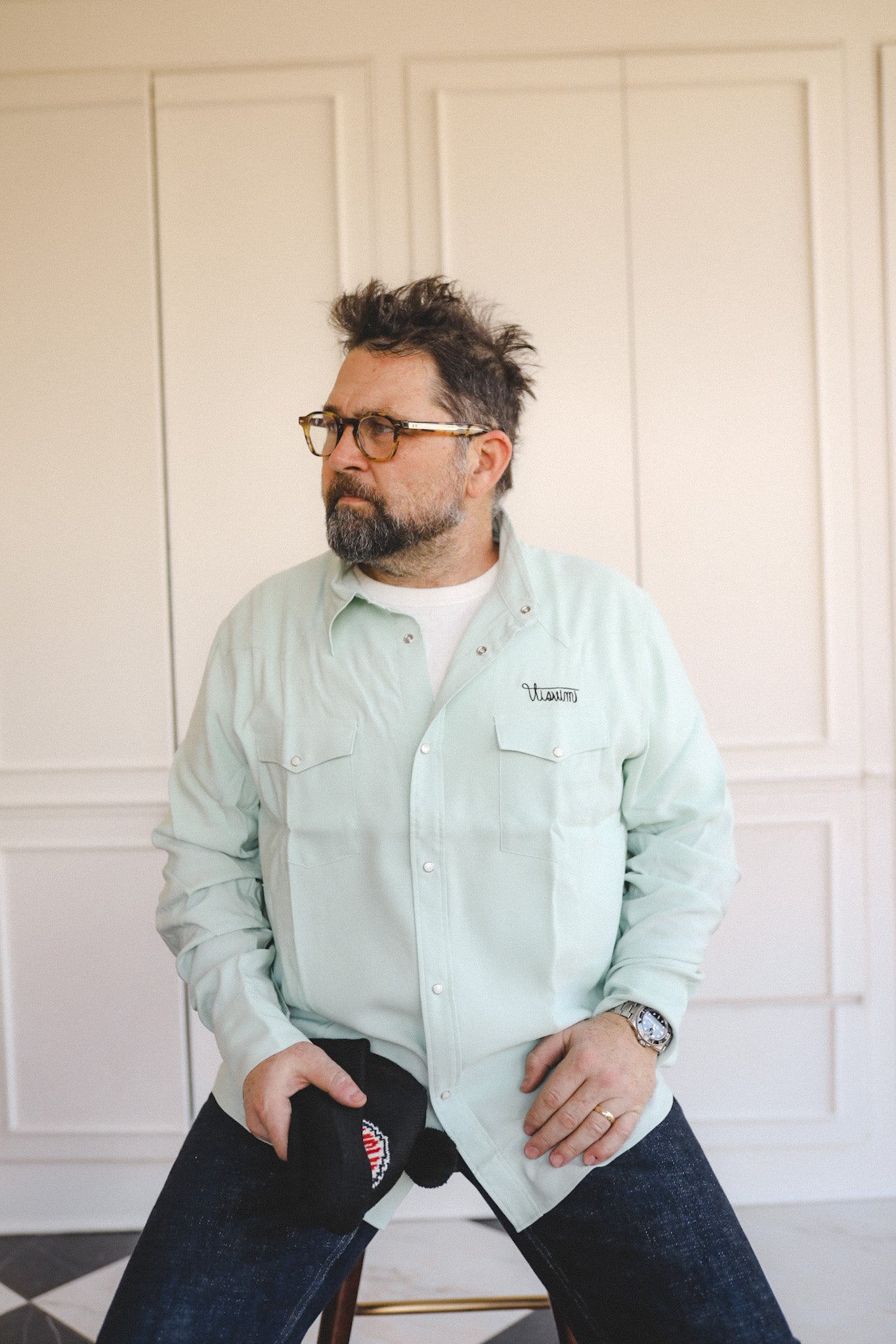 Visvim Four Corners L/S- LT. Green – Iron Shop Provisions