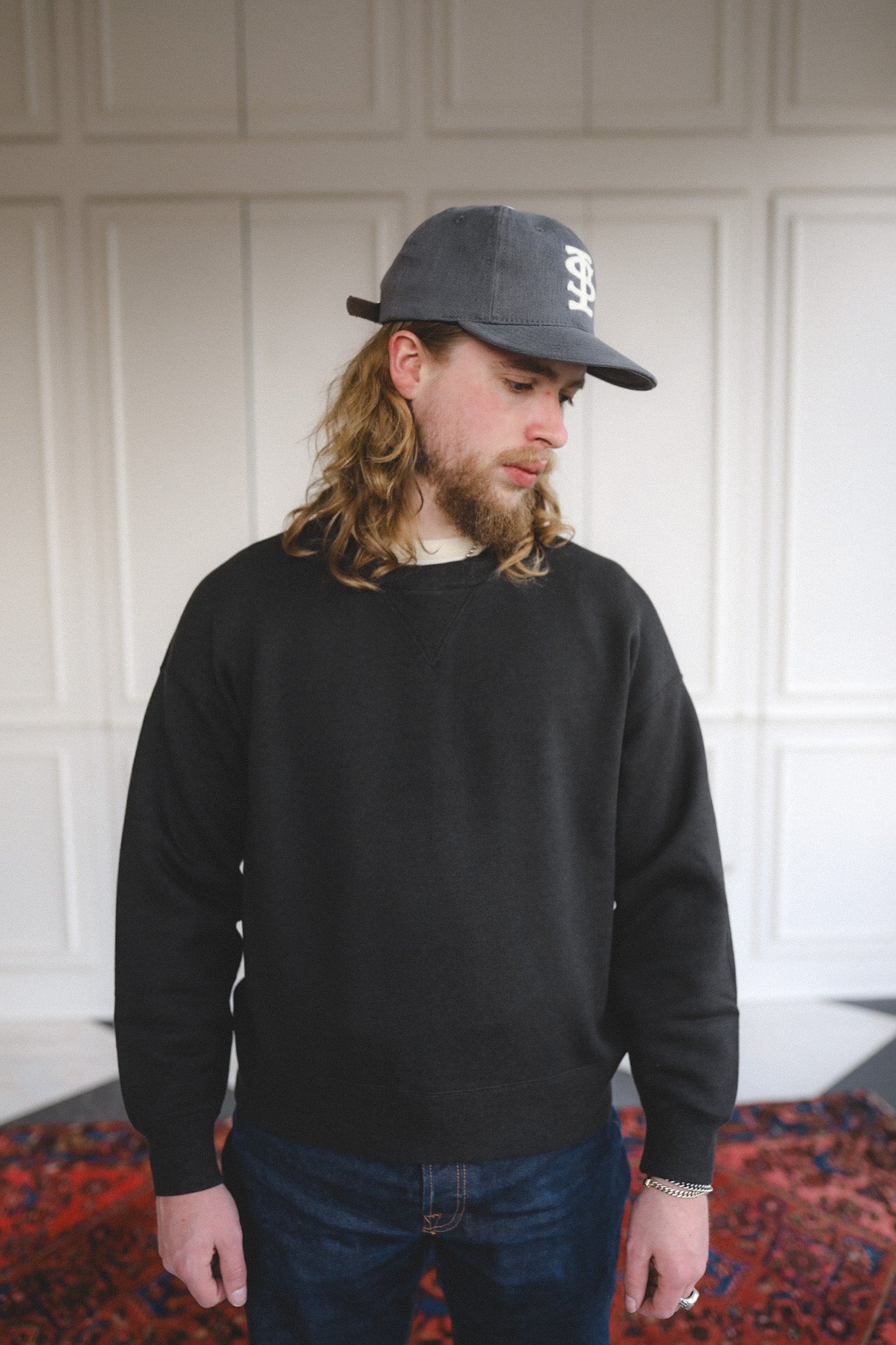 VISVIM 24SS JUMBO SB SWEAT スウェット3 Visvim Jumbo SB Fine Wool Sweat Long Sleeve- Black – Iron Shop
