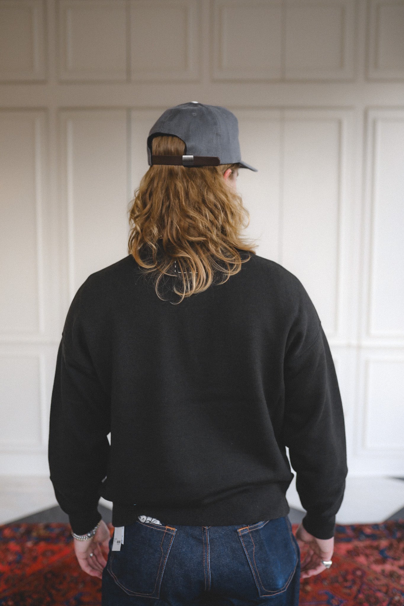 Visvim Jumbo SB Fine Wool Sweat Long Sleeve- Black – Iron Shop