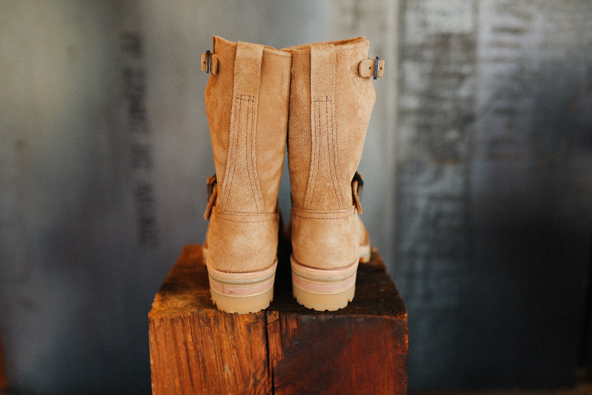 Wesco X ISP Boss Engineer Boot- Burlap Roughout