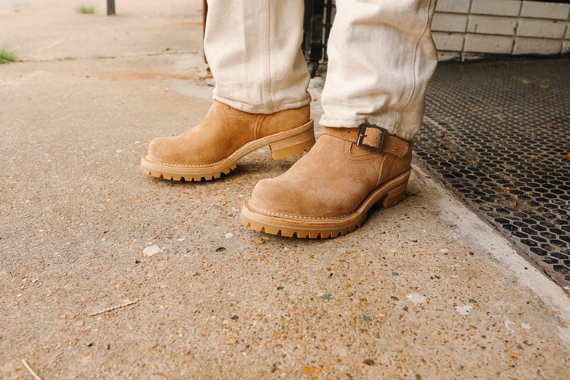Wesco X ISP Boss Engineer Boot- Burlap Roughout