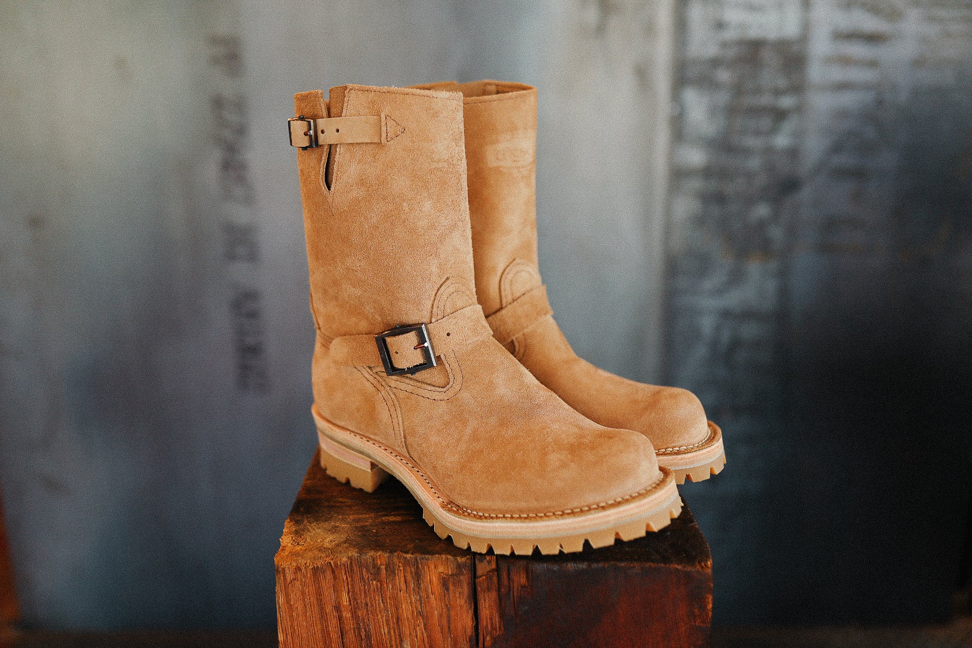 Wesco X ISP Boss Engineer Boot- Burlap Roughout