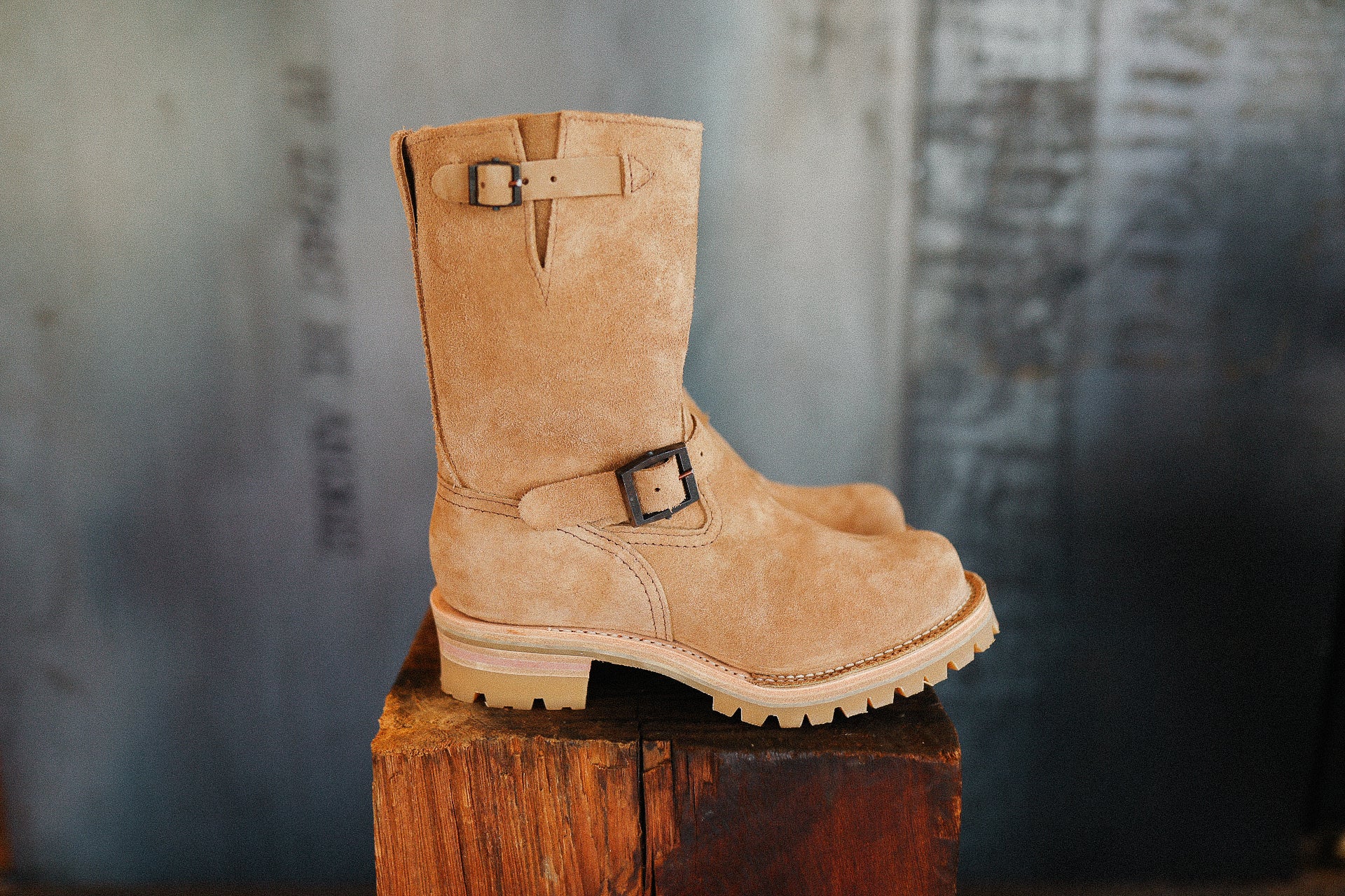 Wesco X ISP Boss Engineer Boot- Burlap Roughout