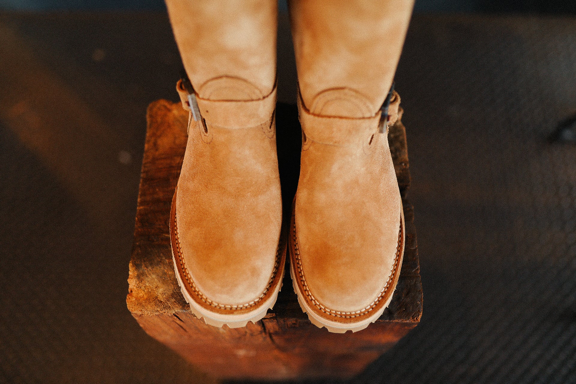 Wesco X ISP Boss Engineer Boot- Burlap Roughout