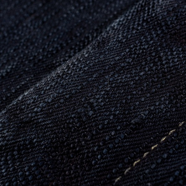 16oz Slubby Selvedge Denim Super Slim Cut Jeans - Indigo Overdyed Black IH-555S-SLBod