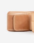 Small Shell Cordovan Wallet - Natural