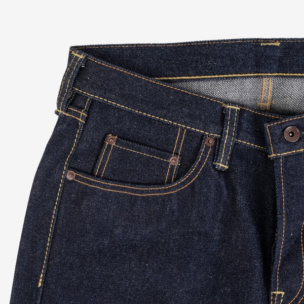 21/23oz Ultra Heavy Raw Selvedge Denim Super Slim Cut Jeans - Indigo IH-555S-UHR