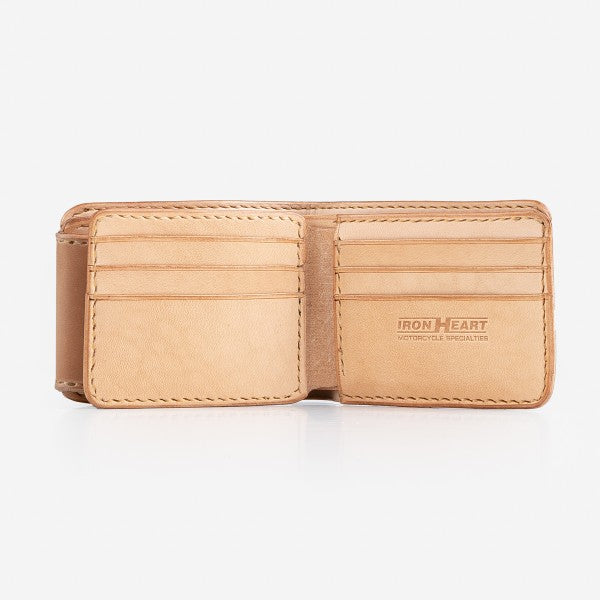 Small Shell Cordovan Wallet - Natural