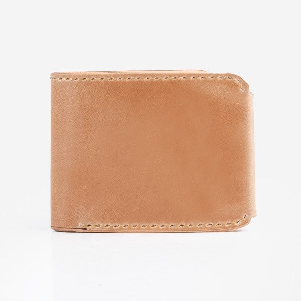 Small Shell Cordovan Wallet - Natural