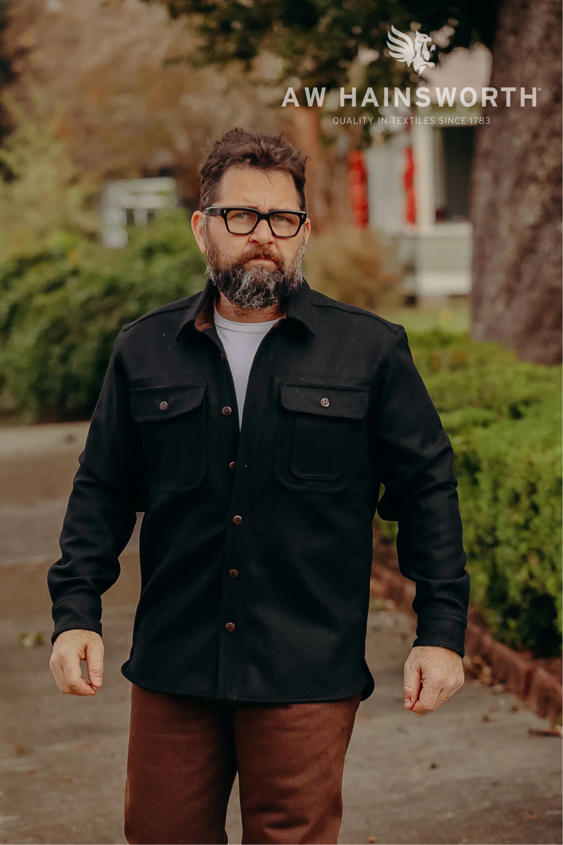 Huntsman Overshirt- Black