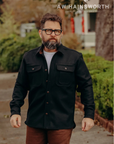 Huntsman Overshirt- Black
