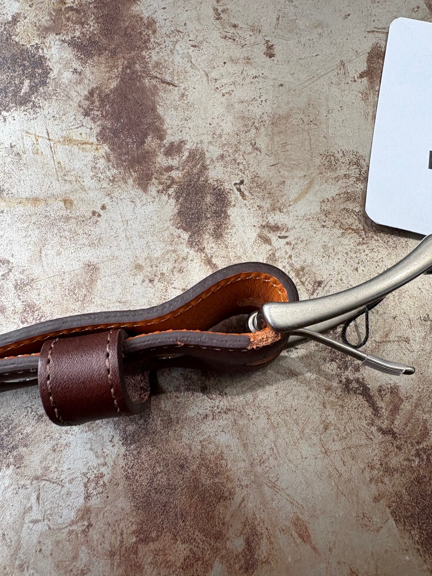 Dress Belt - Size 32- Cognac (Scratch N' Dent)