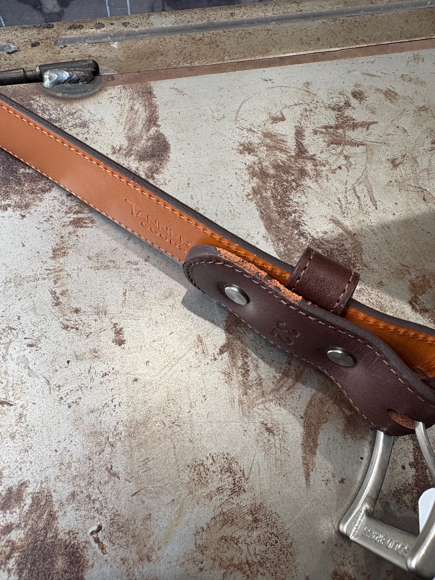 Dress Belt - Size 32- Cognac (Scratch N' Dent)