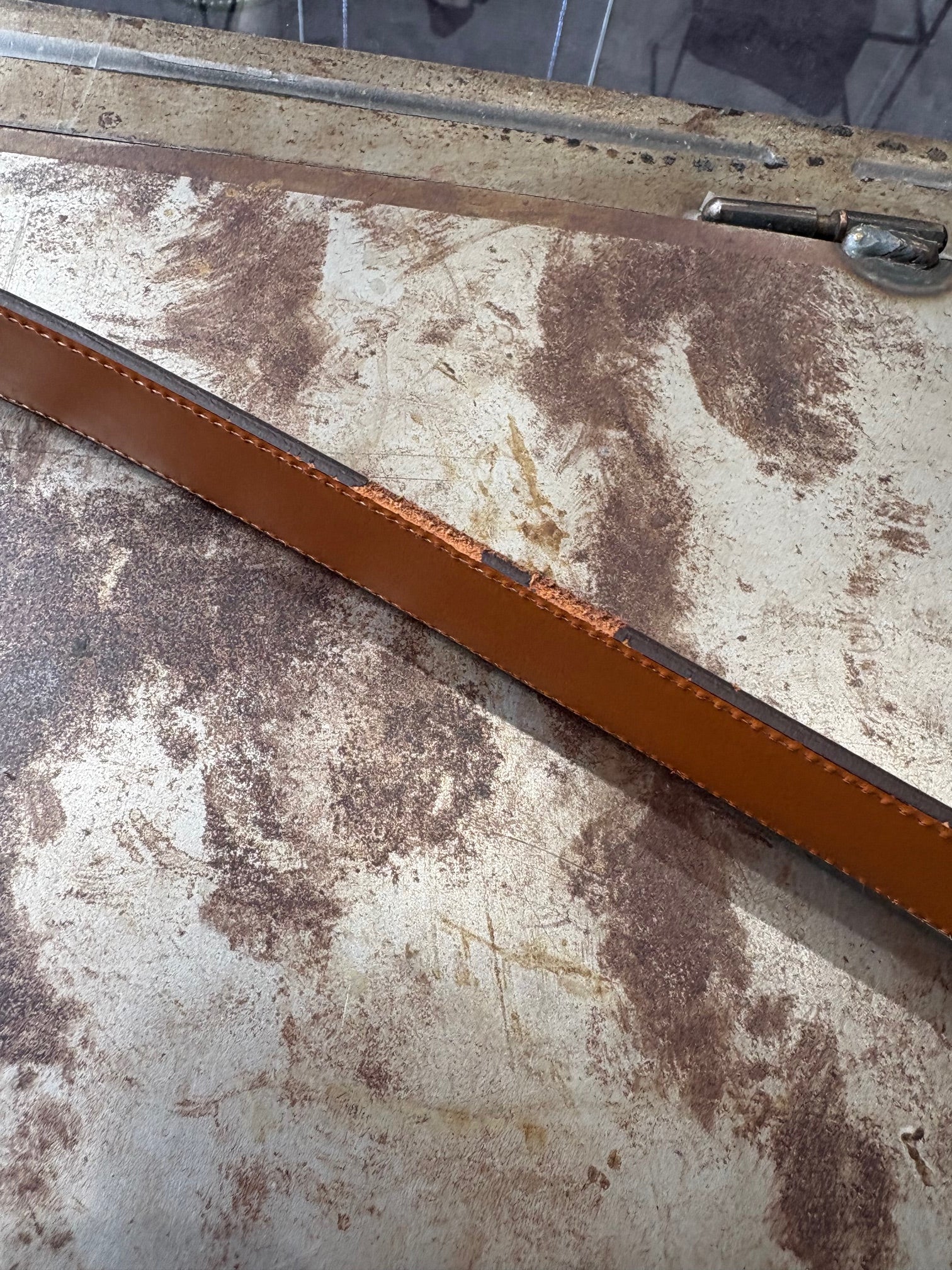 Dress Belt - Size 32- Cognac (Scratch N' Dent)