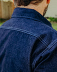 10oz Selvedge Denim Work Shirt - Indigo Overdyed Blue