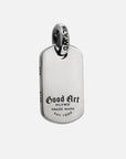 DOG TAG MED RAISED ROSETTE