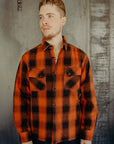 Crosscut Flannel - Rust Twill