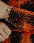 Crosscut Flannel - Rust Twill
