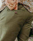 11oz Cotton Whipcord Work Pants - Olive IH-720-OLV