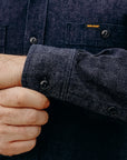 10oz Selvedge Denim Work Shirt - Indigo New IHSH-351-IND