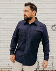 10oz Selvedge Denim Work Shirt - Indigo New IHSH-351-IND