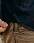 16oz Non-Selvedge Denim CPO Shirt - Superblack (Fades To Grey)