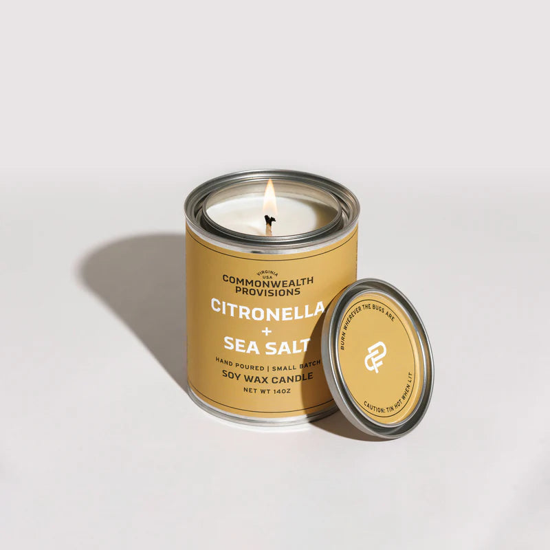 Citronella + Sea Salt Candle