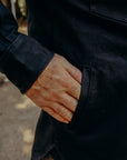 16oz Denim CPO Shirt - Superblack (Fades To Grey) Non-Selvedge IHSH-362-BLK