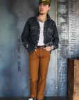 17oz Duck Slim Tapered Cut Jeans - Brown IH-777D