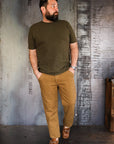 No. 8 Slub Nep s/s T-Shirt- Olive