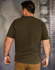 No. 8 Slub Nep s/s T-Shirt- Olive