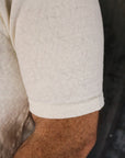 No. 8 Slub Nep Short Sleeve T-Shirt - White