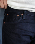 14oz Selvedge Denim Straight Cut Jeans - Indigo/Indigo IH-634S-14ii