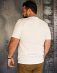 No. 8 Slub Nep Short Sleeve T-Shirt - White