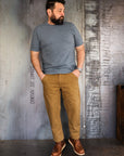 No. 8 Slub Nep s/s T-Shirt - Gray Blue