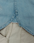 Modern western 11oz bleached denim