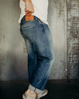 1950s 12.5oz Stone Wash Jean relaxed straight.