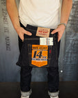 14oz Selvedge Denim Super Slim Cut Jeans - Indigo IH-555S-142
