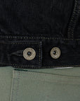16oz Slubby Selvedge Denim Type III Jacket - Indigo Overdyed Black IH-526J-SLBod