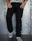 14oz Selvedge Denim Super Slim Jeans 555 - Indigo Overdyed Black IH-555S-142OD